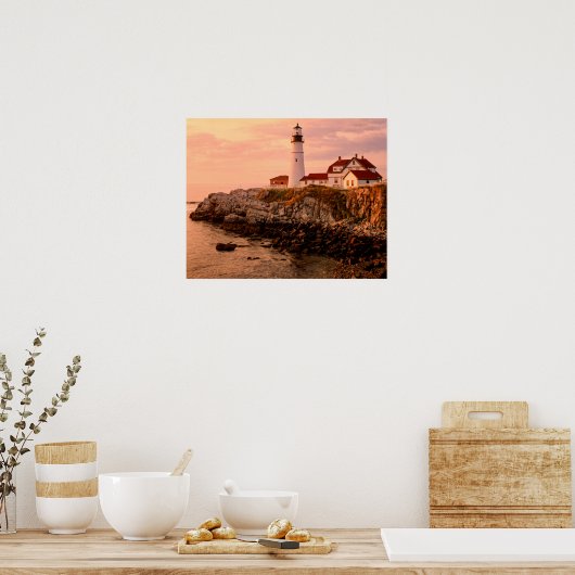 Poster Cap Elizabeth | Portland Head Light | Maine (Cuisine)