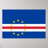 Poster Cap Verde flag (Devant)