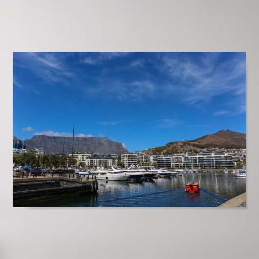 Poster Cap Waterfront Afrique du Sud SA Architecture (Devant)