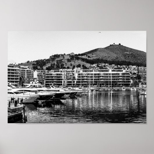Poster Cap Waterfront Afrique du Sud SA Architecture (Devant)