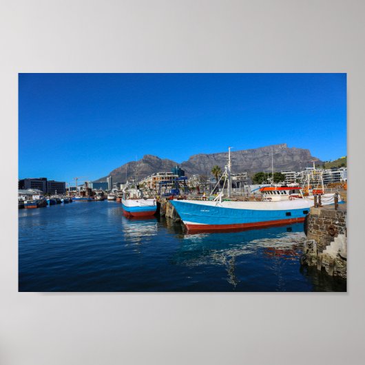 Poster Cap Waterfront Afrique du Sud SA Architecture (Devant)