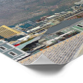 Poster Cap Waterfront Area Cityscape Afrique du Sud (Coin)