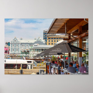 Poster Cap Waterfront Area Cityscape Afrique du Sud