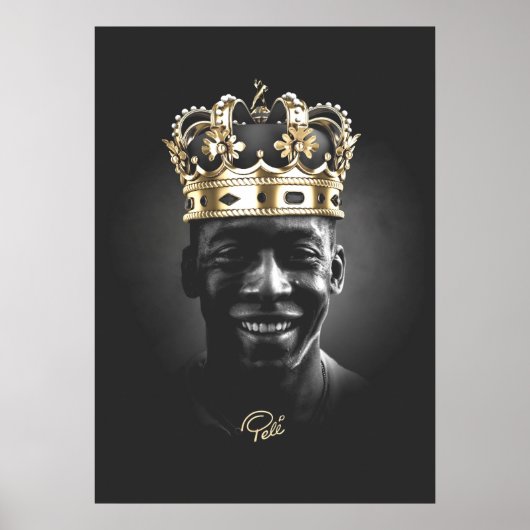 Poster Capa Para iPhone Cartão Postal Camiseta King Pelé (Devant)