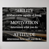 Capacité, motivation, attitude
