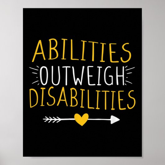 Poster Capacités par rapport aux déficiences Sensibilisat (Devant)