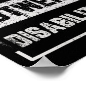 Poster Capacités par rapport aux déficiences Sensibilisat (Coin)