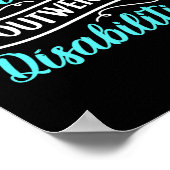 Poster Capacités par rapport aux incapacités Éducation Au (Coin)