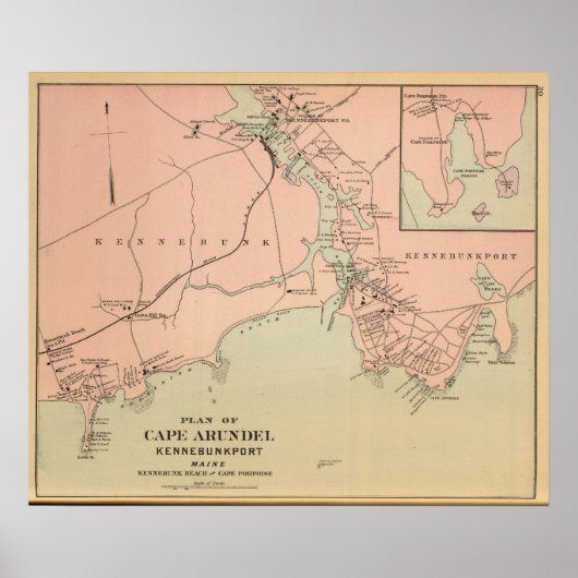 Poster Cape Arundel, Kennebunkport, Maine (Devant)