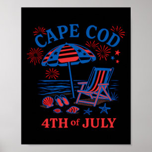 Poster Cape Cod 4 juillet