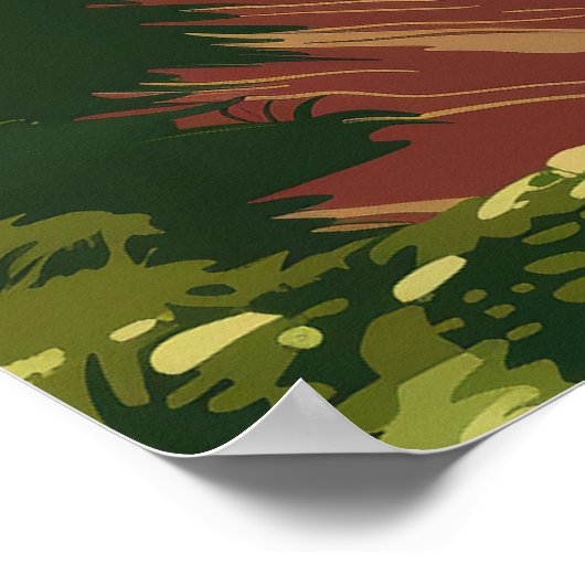 Poster Cape Cod Beach Mer Massachusetts Bleu (Coin)