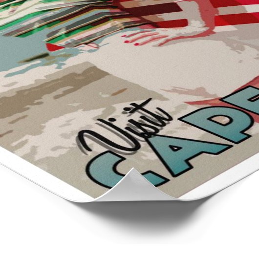 Poster Cape Cod Corporation Beach Dennis MA (Coin)