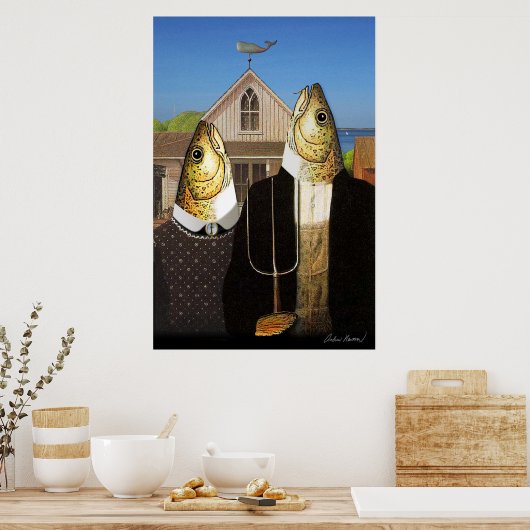 Poster Cape Cod gothique (Cuisine)