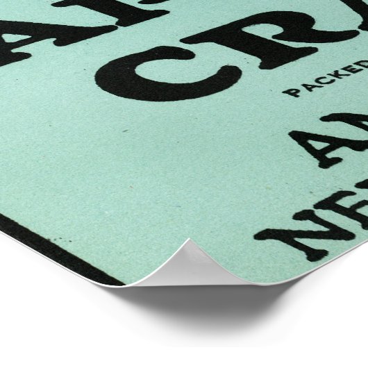 Poster Cape Cod Mistletoe Marque Cranberry Étiquette (Coin)