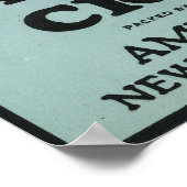 Poster Cape Cod Peacock Marque Cranberry Étiquette (Coin)