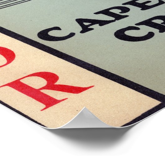 Poster Cape Cod Pilgrim Eatmor Cranberries Marque (Coin)