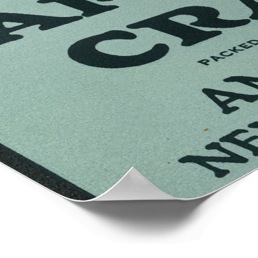 Poster Cape Cod Pointer Marque Cranberry Étiquette (Coin)