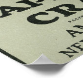 Poster Cape Cod Puritan Marque Cranberry Étiquette (Coin)