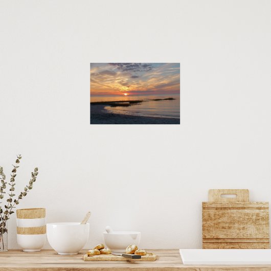Poster Cape Cod Sunset (Cuisine)