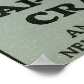 Poster Cape Cod Windmill Marque Cranberry Étiquette (Coin)