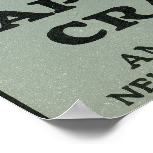 Poster Cape Cod Windmill Marque Cranberry Étiquette (Coin)