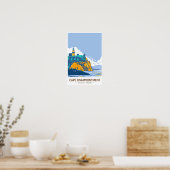 Poster Cape Disnomination State Park Washington Vintage (Cuisine)