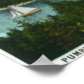 Poster Cape Elizabeth Vue de deux phares (Coin)
