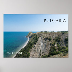 Poster Cape Emine. Bulgarie