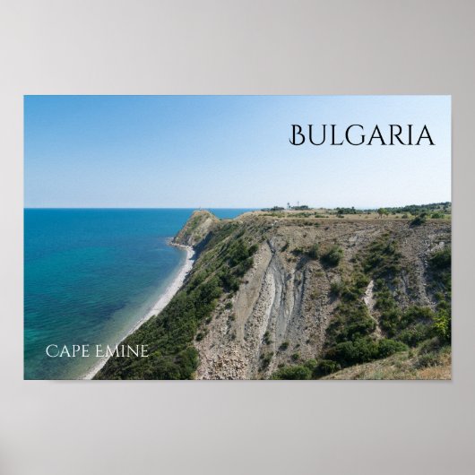 Poster Cape Emine. Bulgarie (Devant)