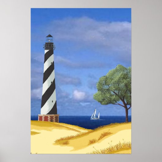 Poster Cape Hatteras Lighthouse (Devant)
