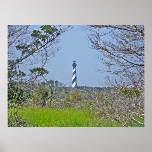Poster Cape Hatteras Phare de Wetlands (Devant)