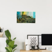 Poster Cape Horn et Cigar Rock sur Columbia River (Bureau à domicile)