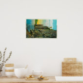 Poster Cape Horn et Cigar Rock sur Columbia River (Cuisine)