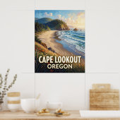 Poster Cape Lookout State Park — Oregon (Cuisine)