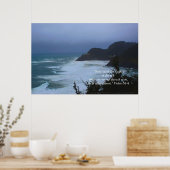 Poster Cape Mist Imprimer avec couplet écriture (Cuisine)