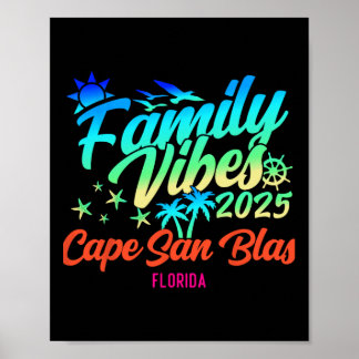 Poster Cape San Blas Floride Ambiances Familiales Vacance