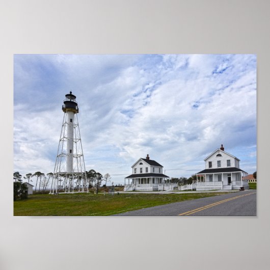 Poster Cape San Blas, Floride, Phare, Floride (Devant)