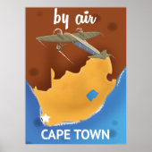 Poster Cape town Afrique du Sud (Devant)