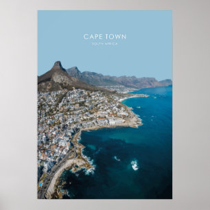 Poster Cape Town, Afrique du Sud