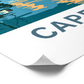 Poster Cape Town Afrique du Sud Imprimer (Coin)