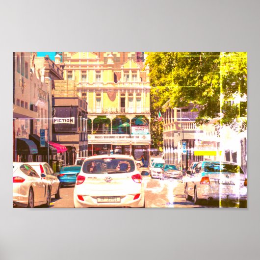 Poster Cape Town Cityscape Architecture Afrique du Sud (Devant)