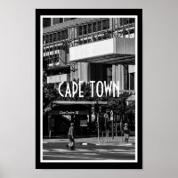 Cape Town Monochrome Cityscape Street Lifestyle