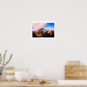 Poster Cape Town Table Mountain Hikers Randonnée View Pos (Cuisine)