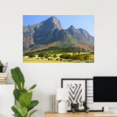 Poster Cape Town, Western Cape, Afrique du Sud (Bureau à domicile)