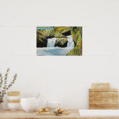 Poster Capilano Canyon Vue du Saumon en amont (Cuisine)