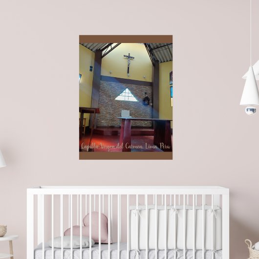 Poster Capilla Virgen del Carmen, Comas, Lima, Perú (Pépinière 2)