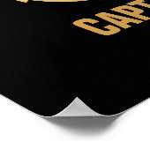 Poster Capitaine, Ancre Gold (Coin)