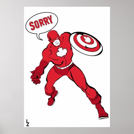 Poster Capitaine Canada (Devant)