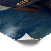 Poster Capitaine Claws de la mer d'Azur | Chat pirate (Coin)