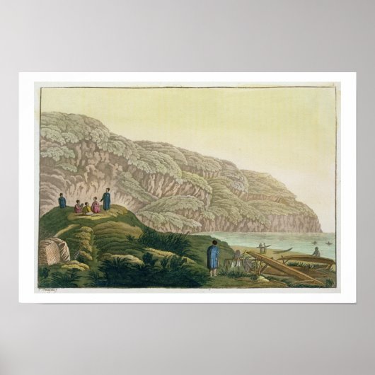 Poster Capitaine Cook (1728-1779) en Alaska pendant son v (Devant)